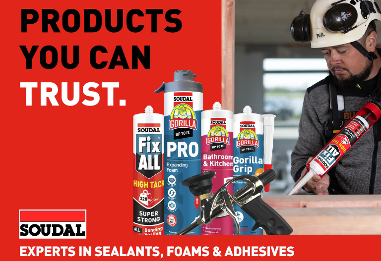SOUDAL TRADE SOLUTIONS. TRUSTED BY PROFESSIONALS